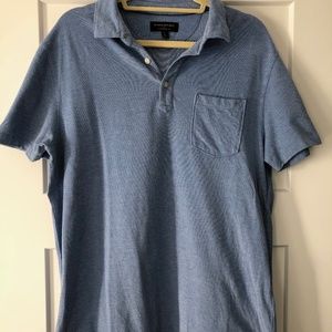 Men's Large, Blue, Banana Republic Polo